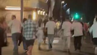 תיעוד בריחת הציבור בעקבות חשד לאירוע ביטחוני בהבימה 