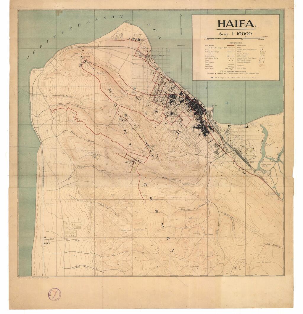 מתוך מפת חיפה 1919
