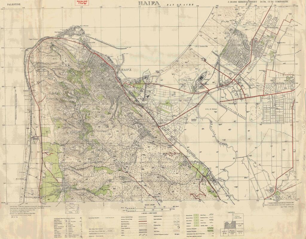 מתוך מפת חיפה 1949