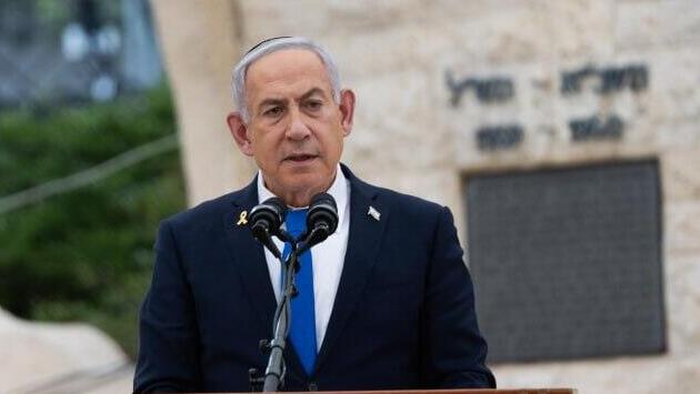 ראש הממשלה בנימין נתניהו בטקס האזכרה לנפגעי פעולות איבה הממלכתי בהר הרצל