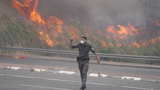 שריפה בגזרת מטה יהודה