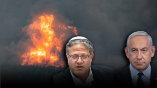 שריפות ענק באזור שער הגיא