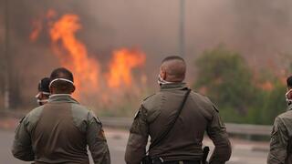 שוטרי מג״ב מתחנת מטה יהודה פועלים להסברה ואכיפת הדלקות מנגלים בגזרה