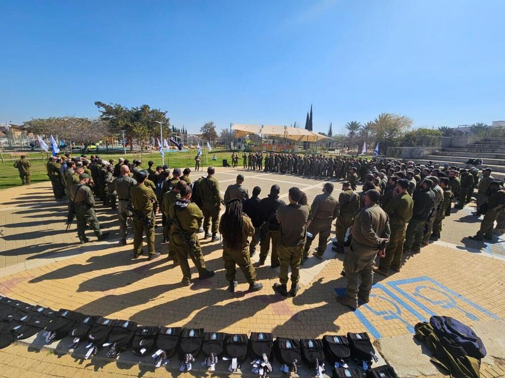 רף כושר חדש למילואימניקים (צילום: חטיבת יהונתן ) אוגדת גלעד, חטיבת יהונתן