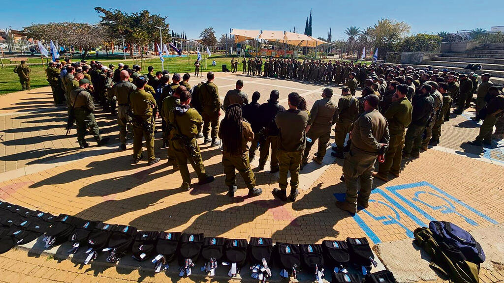 "הון אנושי יקר שנותן תקווה". טקס סיום אימון הקמת גדוד בחטיבה, שדרות (צילום: חטיבת יהונתן) yk14360132