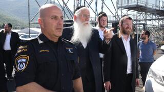 מפגש עיתונאים לקראת הילולת רשב”י בהר מירון עם שר ירושלים ומסורת ישראל, מאיר פרוש ומפקד מחוז הצפון, ניצב מאיר אליהו