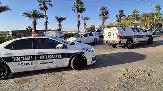 זירת הירי בנגב סמוך לתחנת הדלק ביישוב תל שבע
