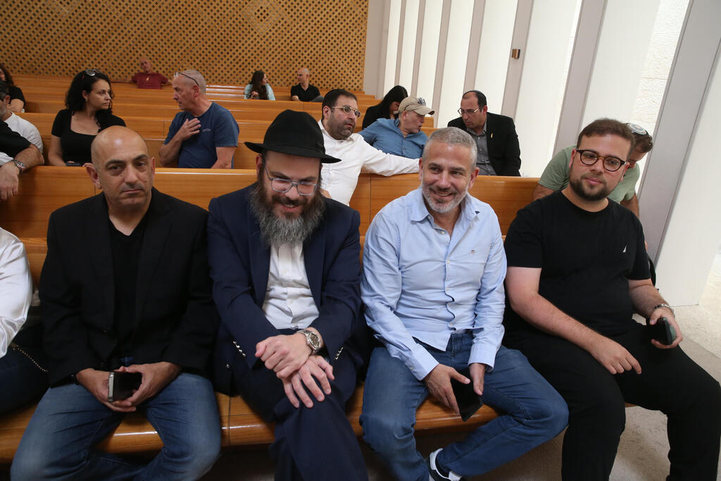 לוק, מגל, הרב זיו ושרן (צילום: עמית שאבי) דיון ערר על שחרור פלדשטיין ואוריך