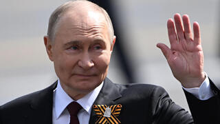 נשיא רוסיה פוטין מצעד ניצחון ב מוסקבה