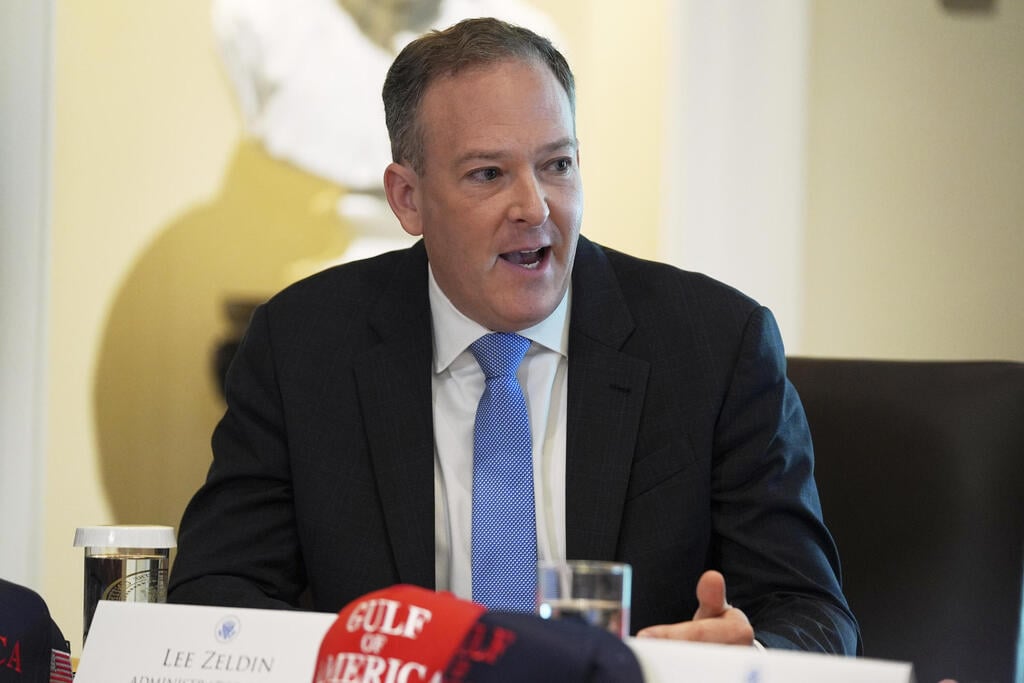 Lee Zeldin (Photo: AP Photo/Evan Vucci) לי זלדין, היהודי הראשון בתפקיד