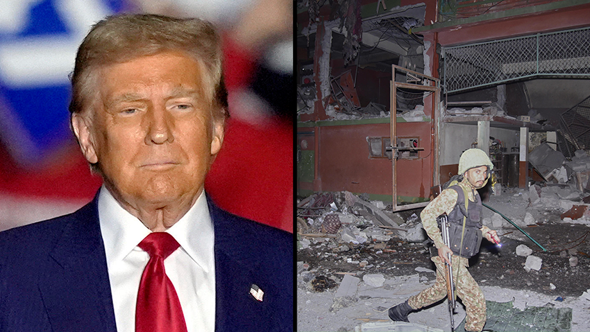 Deserves Nobel? Donald Trump (Photo: AP/M.D. Mughal) מלחמת הודו-פקיסטן