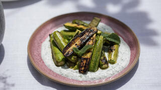 קישואים צלויים וזוקיני של השף עידו פיינר