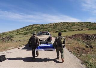 מעמד החזרת גופתו של רס״ל צביקה פלדמן ז״ל