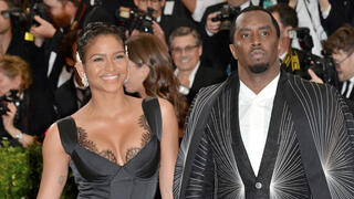 פאף דדי עם בת הזוג לשעבר, קאסי ונטורה