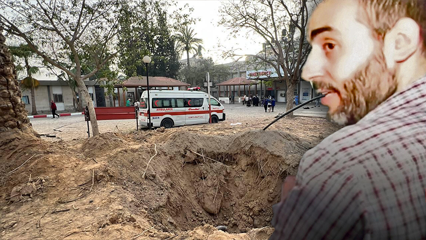 תקיפות בבית החולים האירופאי בחאן יונס