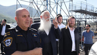 השר פרוש ומפקד המחוז הצפוני בסיור לקראת ההילולה