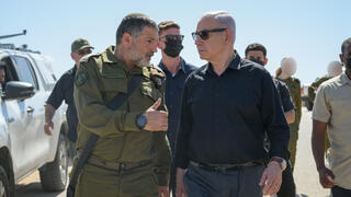 ראש הממשלה נתניהו עם האלוף זיני, ראש השב"כ החדש