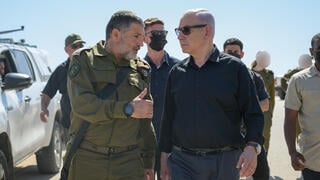 ראש הממשלה נתניהו עם האלוף זיני, ראש השב"כ החדש
