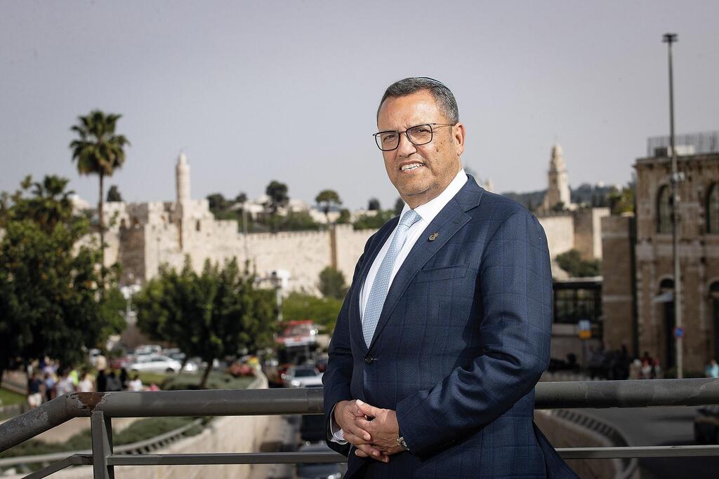 Jerusalem Mayor Moshe Lion (Photo: Alex Kolomoisky) ראש עיריית ירושלים משה ליאון