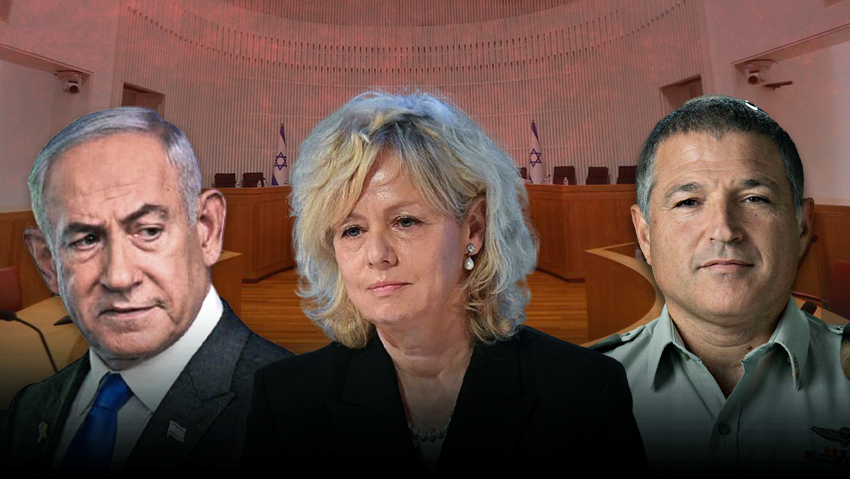 זיני, בהרב-מיארה ונתניהו (צילום: ABIR SULTAN/AFP, יואב דודקביץ', דובר צה"ל, אלכס קולומויסקי) גלי בהרב מיארה בנימין נתניהו דוד זיני
