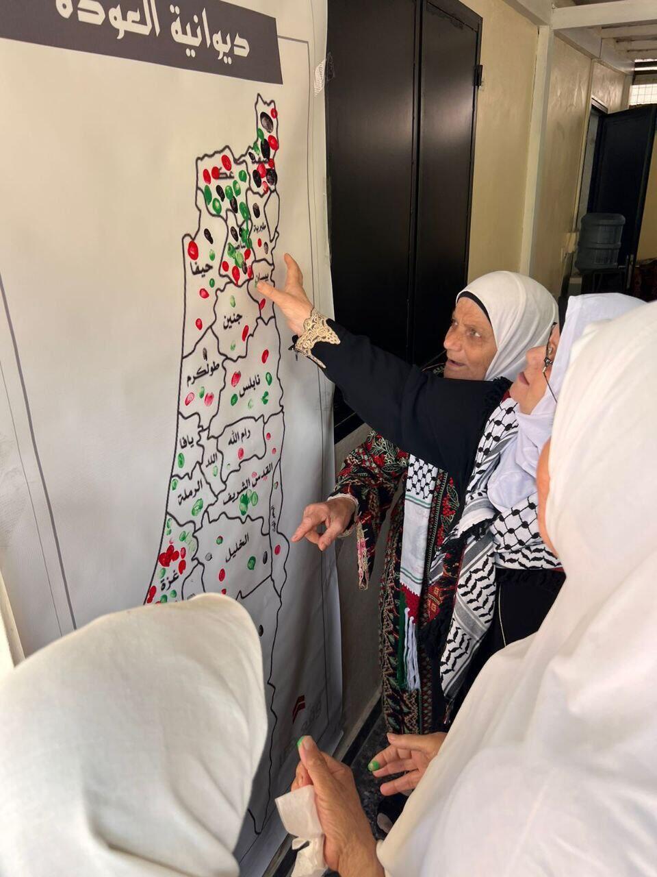 Palestinians in the Nahr al-Bared camp dream of the 'right of return' ציון ה"נכבה" במחנה הפליטים נהר אל-בארד בצפון לבנון