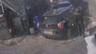 תיעוד של שני החשודים ברצח של סאלם קסום אשר עקבו אחריו וירו בו ברכבו על ציר 781 סמוך לישוב אעבלין