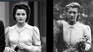 הלנה ווטרמן דה-יונג, שנרצחה באושוויץ ב-1942. המקור לעומת התמונה מהבינה המלאכותית