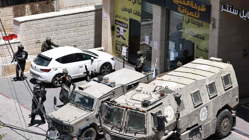 IDF forces in the West Bank (Photo: Zain JAAFAR / AFP) רמאללה