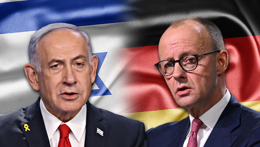 Prime Minister Benjamin Netanyahu, German Chancellor Friedrich Merz (Photo: Ina FASSBENDER / AFP, אלכס קולומויסקי, ruskpp/shutterstock) פרידריך מרץ בנימין נתניהו
