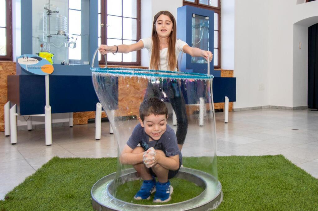 בועות סבון במדעטק חיפה
