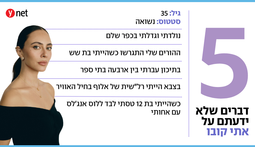 5 דברים שלא ידעתם (צילום: שי פרנקו) אתי קובו
