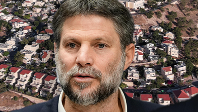 Bezalel Smotrich (Photo: GONZALO FUENTES / POOL / AFP, Shalev Shalom, Menahem Kahana / AFP, Reuters) התנחלויות יו"ש מקרון סמוטריץ' כ"ץ