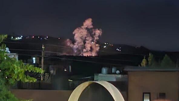 תיעוד התקיפה בכפר פילא תקיפה בדרום לבנון
