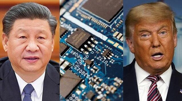 נשיא ארה"ב דונלד טראמפ ונשיא סין, שי ג'ינפינג