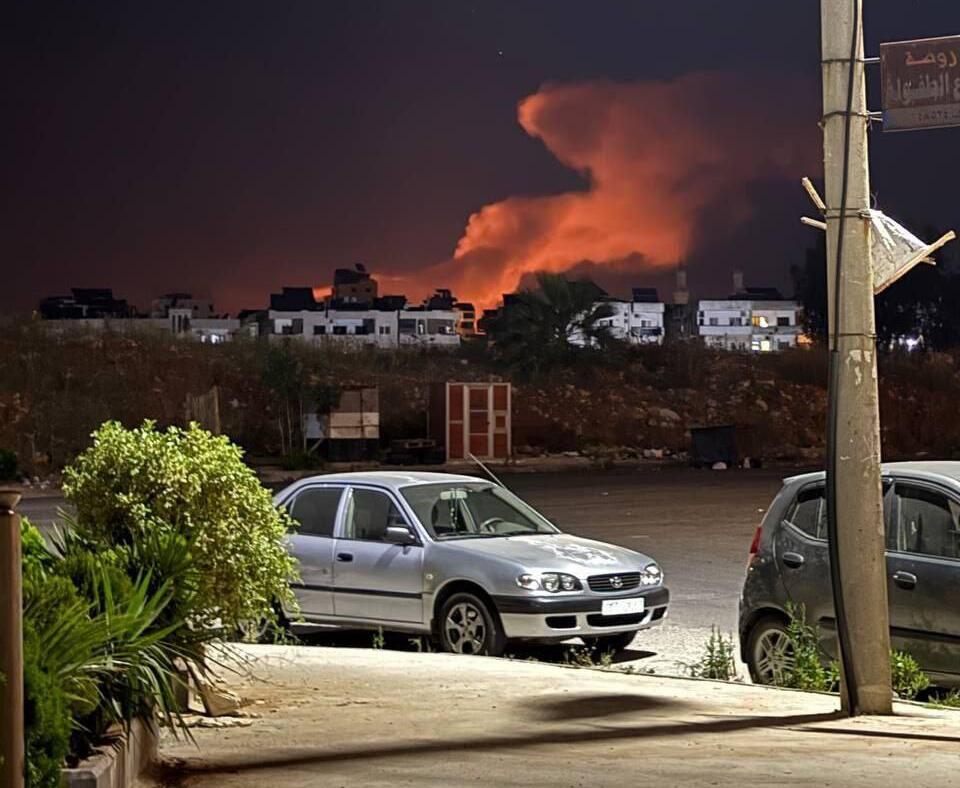 התיעודים מהתקיפות בסוריה חיל האוויר תוקף בטרטוס שבסוריה