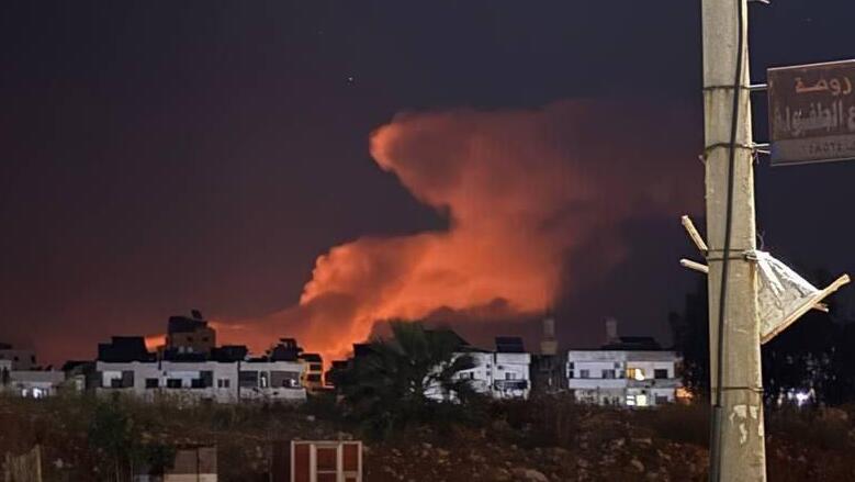 IDF strikes in Syria חיל האוויר תוקף בטרטוס שבסוריה
