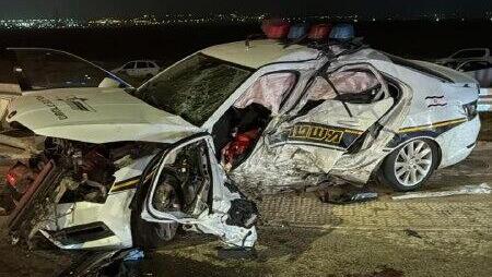 ברחה ב-170 קמ”ש, התנגשה בניידת וגרמה למות מתנדב ואחיה הקטן