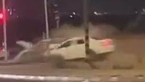 תיעוד התאונה בכביש 25
