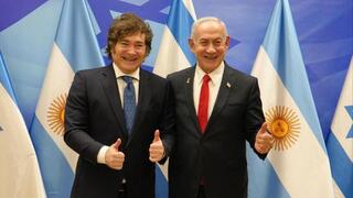 פגישתם של חאבייר מיליי ובנימין נתניהו