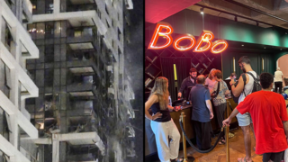 חצאים פגיעה ישירה במרכז, מפונים במלון בראון שבתיהם נפגעו מנפילת הטיל האיראני בתל אביב