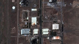 צילום לוויין נזק ל מתקן העשרת אורניום ב נתנז איראן 14 ביוני תקיפה של חיל האוויר ישראל מבצע עם כלביא