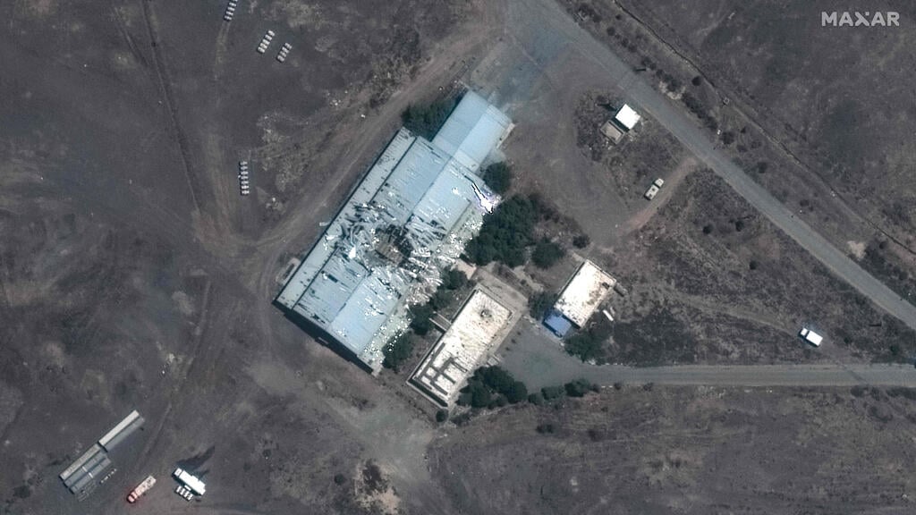 A missile production site in Iran after an Israeli strike (Photo: © 2025 PLANET LABS PBC) צילום לוויין 15 ביוני של הנזק ל מתקן טילים ב ביד קנה בתקיפה של חיל האוויר ב מבצע עם כלביא של ישראל נגד איראן