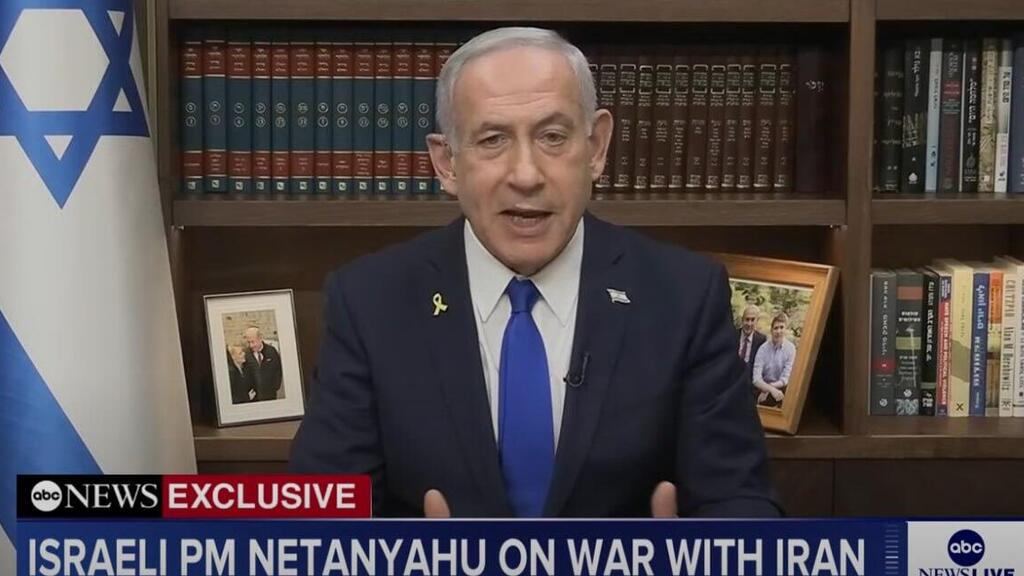 נתניהו בריאיון ל-ABC (צילום: ABC News) נתניהו בריאיון לערוץ ABC