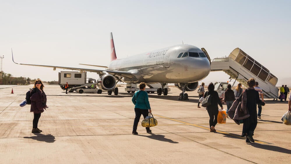 Aqaba International Airport, file photo (Photo: KELENY/ Shutterstock) נמל התעופה של עקבה, ארכיון