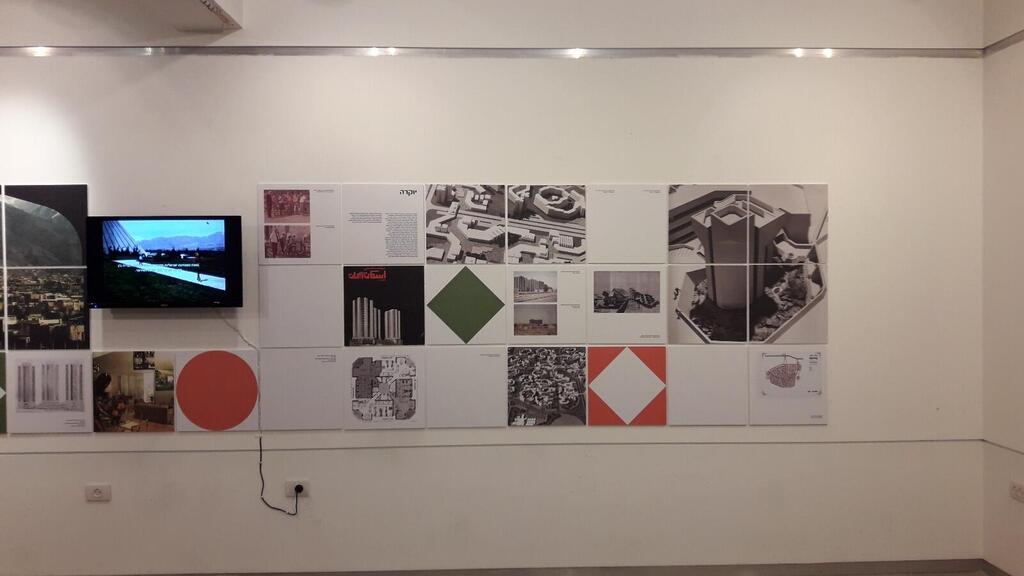 From the 2017 exhibition at the Architects’ House, Israeli Architects in Iran Under the Shah (Photo: Eran Tamir-Tawil) מתוך התערוכה בבית האדריכל, 2017