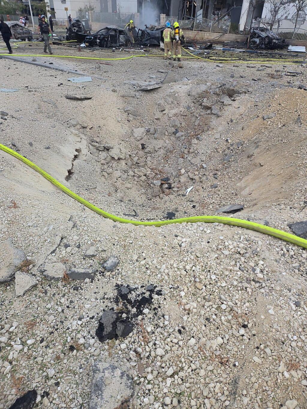 צילום: תיוד מבצעי מד"א זירת הנפילה בבאר שבע