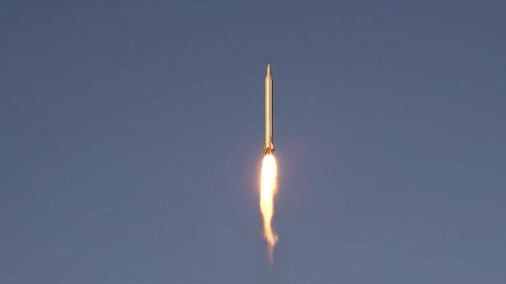 A missile launched by Iran toward Israel during the 12-day war שיגור טילים מאיראן לעבר ישראל