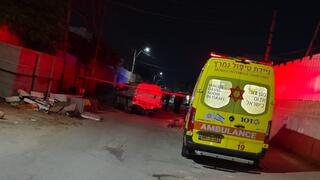 זירת הרצח בתל שבע