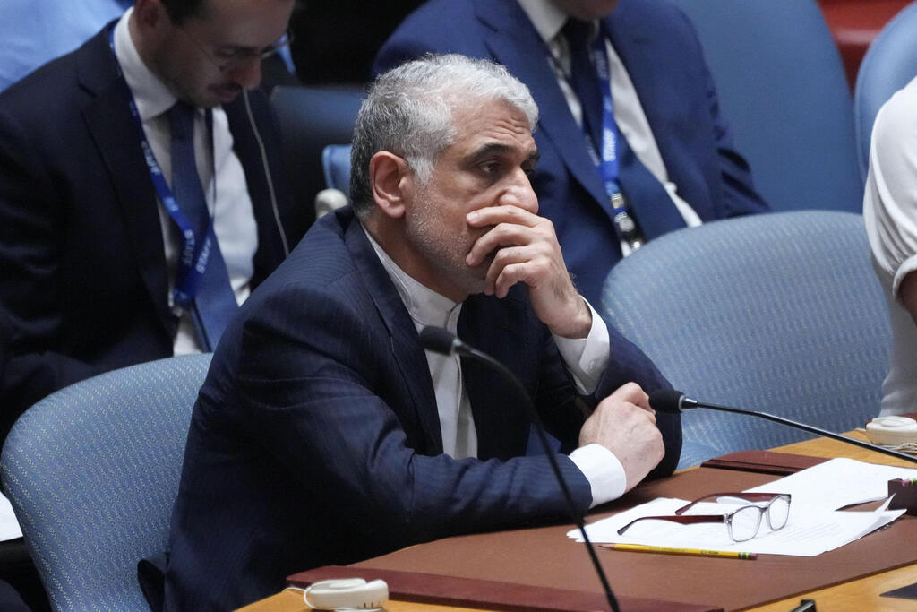 הנציג האיראני באו"ם (צילום: Bryan R. SMITH / AFP) מועצת הביטחון של האו"ם