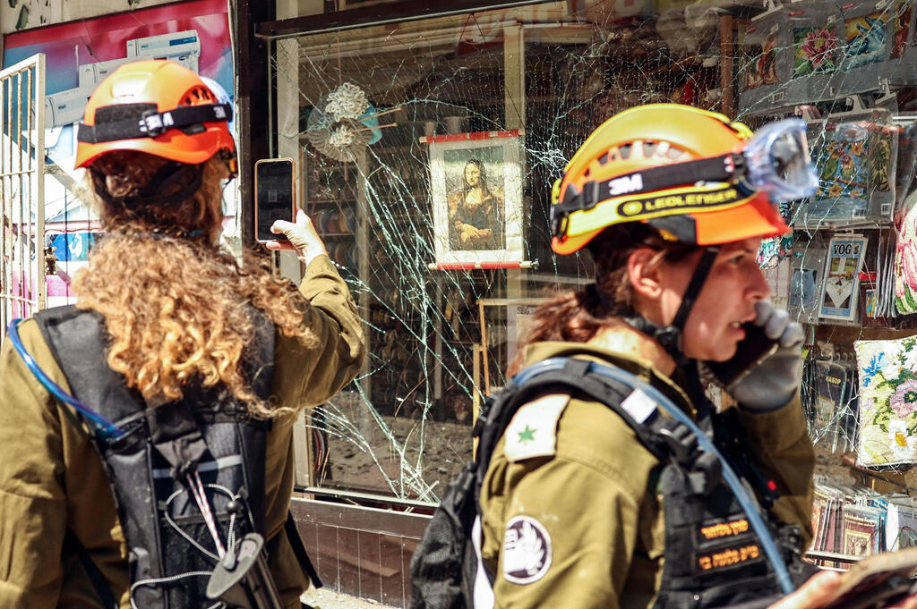 הזירה בחיפה (צילום: Fadel SENNA / AFP) הזירה בחיפה